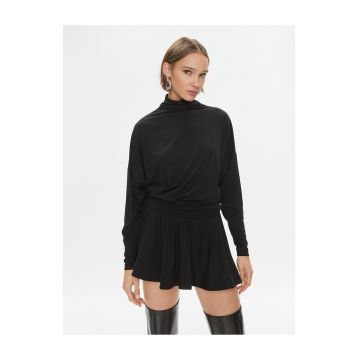 Rochie de zi -  negru - fabrica de calitate -