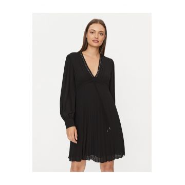 Rochie de zi pentru femei  negru -