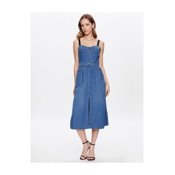 Rochie din denim  albastru -