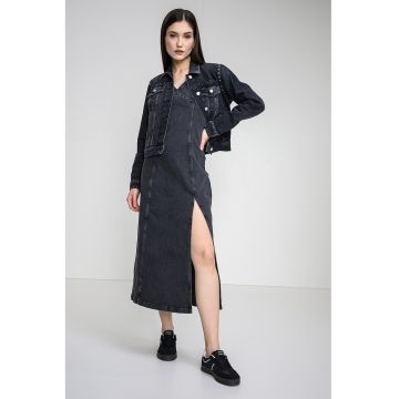 Rochie lunga din denim