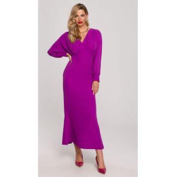 Rochie maxi dama -  Kundry - pruna - Lavanda
