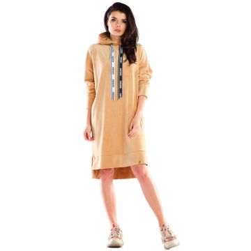 Rochie  Poliester - Bej - S/M