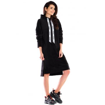 Rochie  Poliester - Neagra