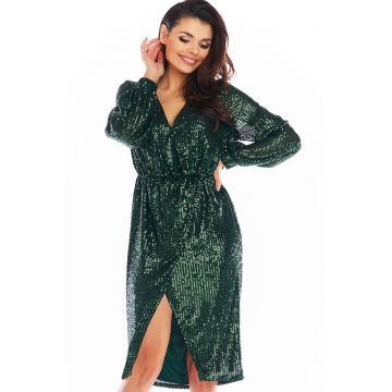 Rochie  Poliester - verde