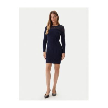 Rochie tricotata de dama  bleumarin -