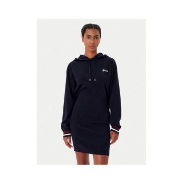 Rochie tricotata de dama  culoare bleumarin