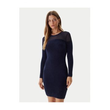 Rochie tricotata de dama  W5BK63 Z0890 - bleumarin