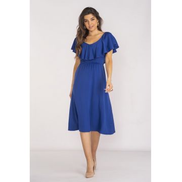 Midi Rochie Maneca scurta Rotund A659