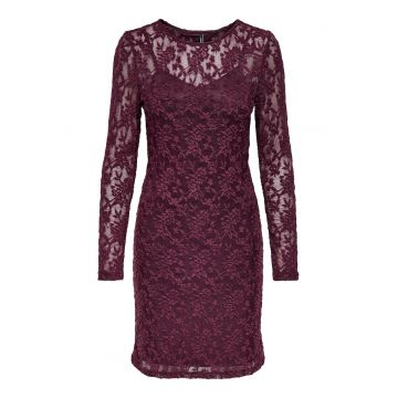 Rochie cocktail Dama -  Mov - 100% poliester -