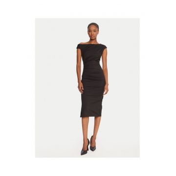 Rochie cocktail  negru - material sintetic - Negru