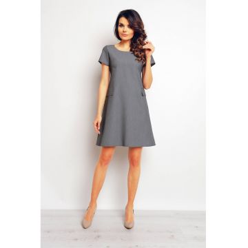 Rochie dama  Poliester - M081 - Gri -
