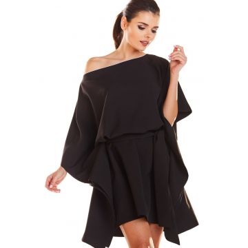 Rochie dama  Poliester - M196 - Neagra -