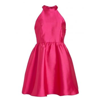 Rochie Dama -  Roz - Spate Gol 2304 - Roz