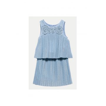 Rochie fete -  model 5071 - albastru