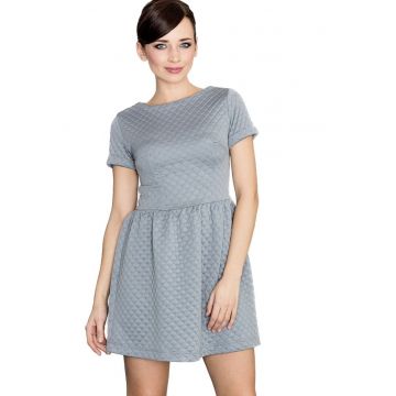 Rochie mini dama Tengoire K147 roz - Gri