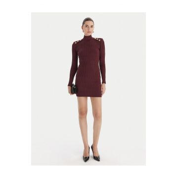 Rochie tricotata -  bordo