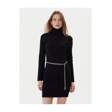 Rochie tricotata de dama  negru