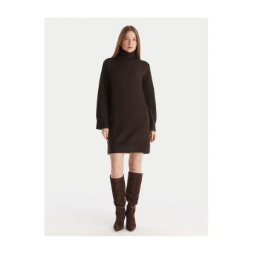 Rochie tricotata -  maro - femei