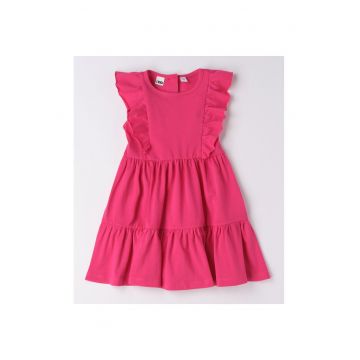 Rochie uni pentru fete -  4.6733 - Fucsia