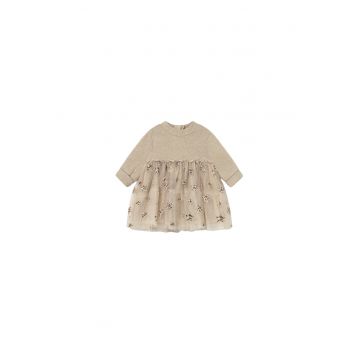 Rochia casual fete -  Bej