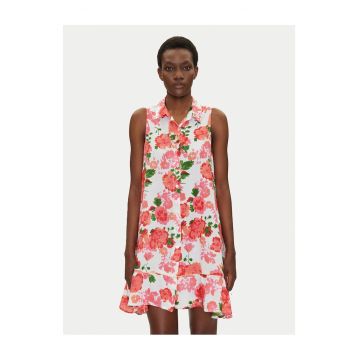 Rochie Camasa  alb - rosu -