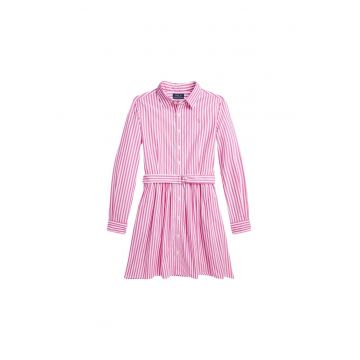 Rochie camasa -  Roz - Alb