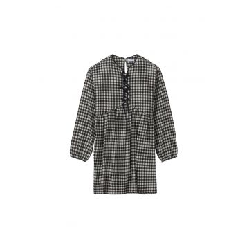 Rochie casual -  Alb/Negru - Pentru fete