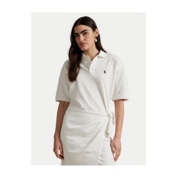 Rochie casual dama  alba - fabric usor