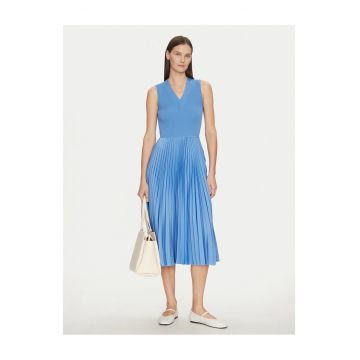 Rochie casual dama -  albastru - fabrica de calitate