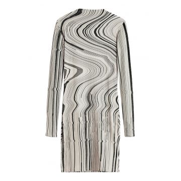 Rochie casual Dama -  gri - 94% viscoza - 6% elastan -