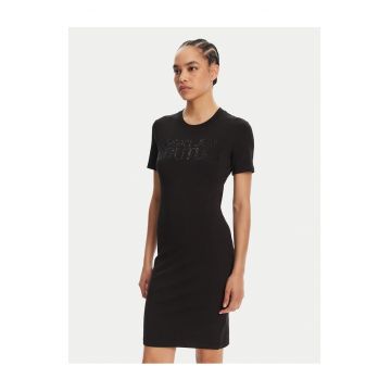 Rochie casual dama  negru - material de calitate