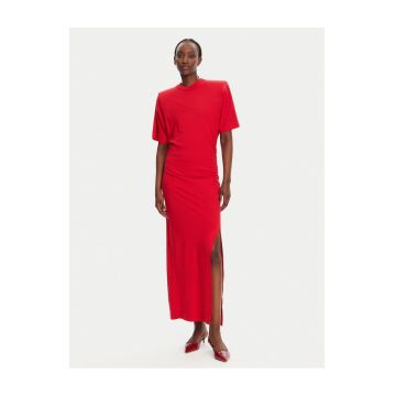 Rochie casual dama  rosu - fabricat din material de calitate