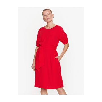 Rochie casual dama  rosu -