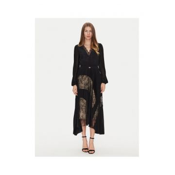 Rochie casual de dama  negru -