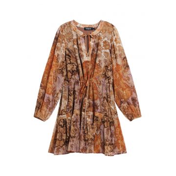 Rochie casual Femei -  portocalie - 100% poliester