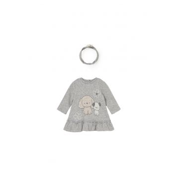 Rochie casual fete  gri