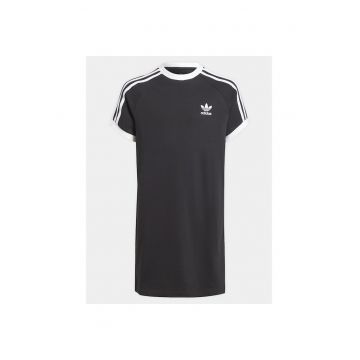 Rochie casual fete -  negru - alb