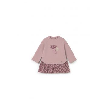 Rochie casual fete  roz