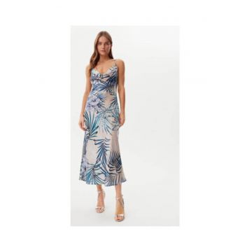 Rochie casual lunga din poliester