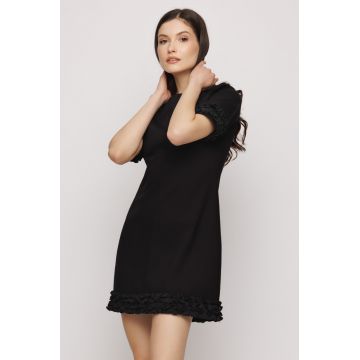 Rochie dama cu detalii incretite