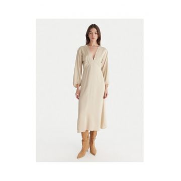 Rochie de cocktail -  bej - fabrica usoara