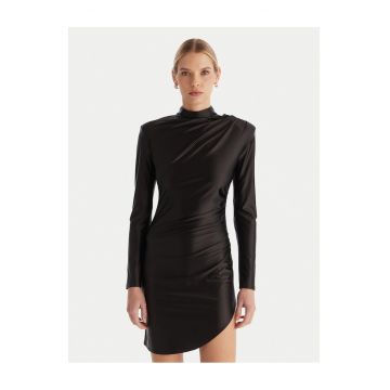 Rochie de cocktail -  neagra - fabricata din material de calitate