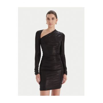 Rochie de cocktail -  neagra - maneca lunga