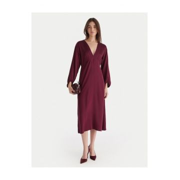 Rochie de Cocktail pentru femei  bordeaux -