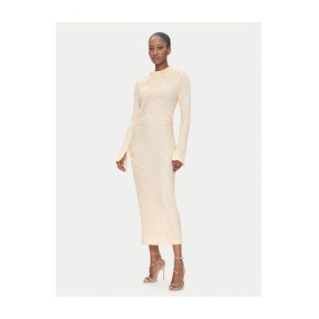 Rochie de cocktail pentru femei  Et Mikkelsen - bej -