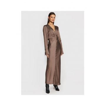 Rochie de cocktail pentru femei  maro -