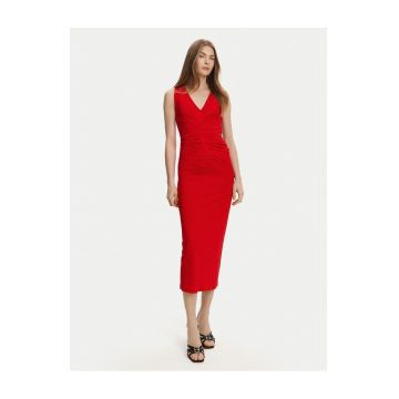 Rochie de cocktail pentru femei  rosu