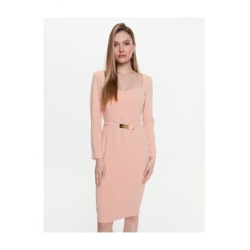 Rochie de cocktail pentru femei  roz -