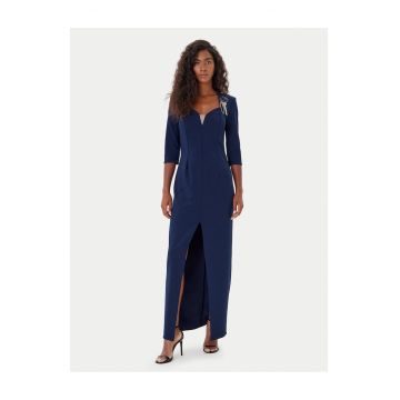 Rochie de seara dama  bleumarin - fabric elegant