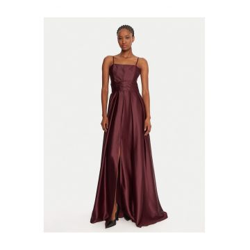 Rochie de seara dama  bordo - fabric elegant -